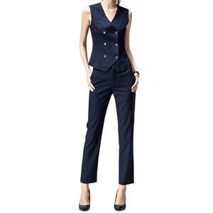 Anette Womens  2Pc Vest & Pant Set